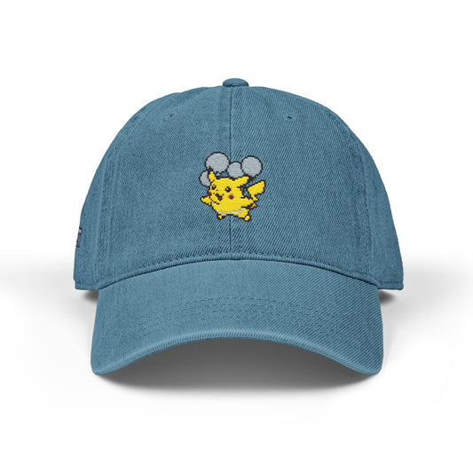 'Float On' Pika Denim Embroidered Hat