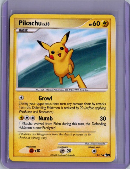 Pikachu Common POP Series 9 POP 015/017 NM