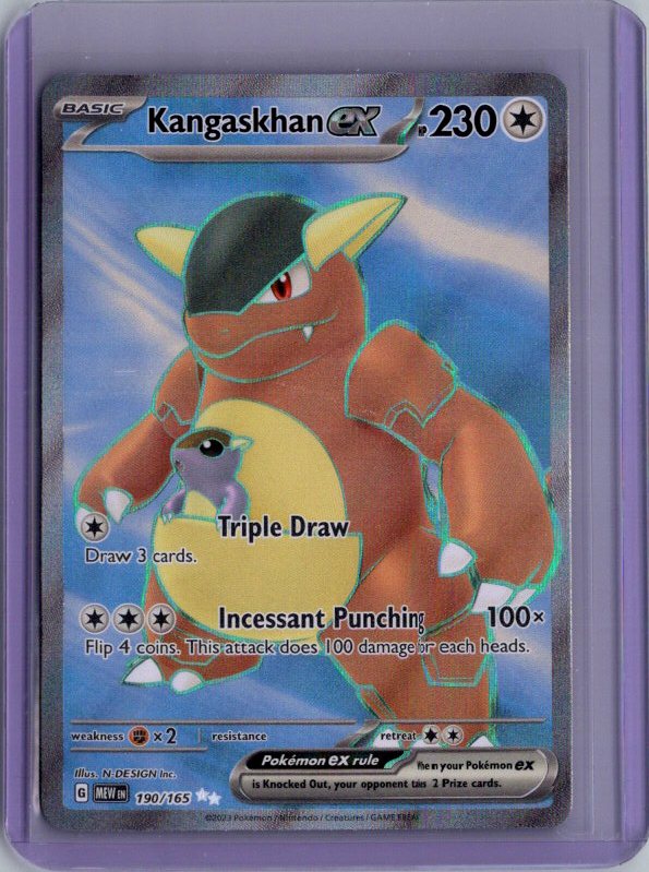 Kangaskhan7.73 ex - Holo Ultra Rare SV: Scarlet & Violet 151 MEW 190/165 NM