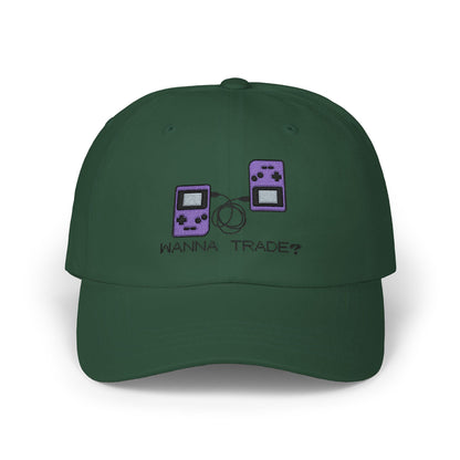 'Wanna Trade?' Purple GBC Embroidered Hat