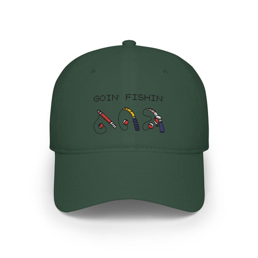 Goin' Fishin' Low Profile Baseball Cap