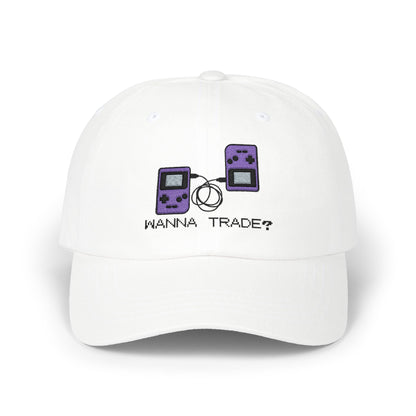 'Wanna Trade?' Purple GBC Embroidered Hat