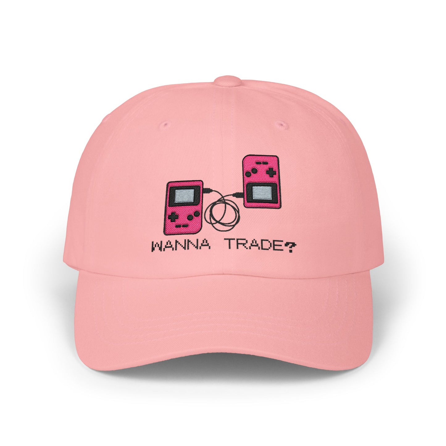 'Wanna Trade?' Pink GBC Embroidered Hat