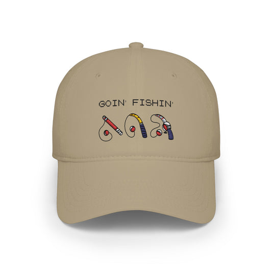 Goin' Fishin' Low Profile Baseball Cap