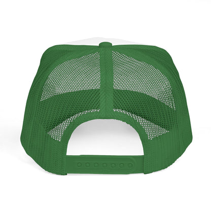 Goin' Fishin' Trucker Cap — Retro Fishing Hooks & Rods Hat