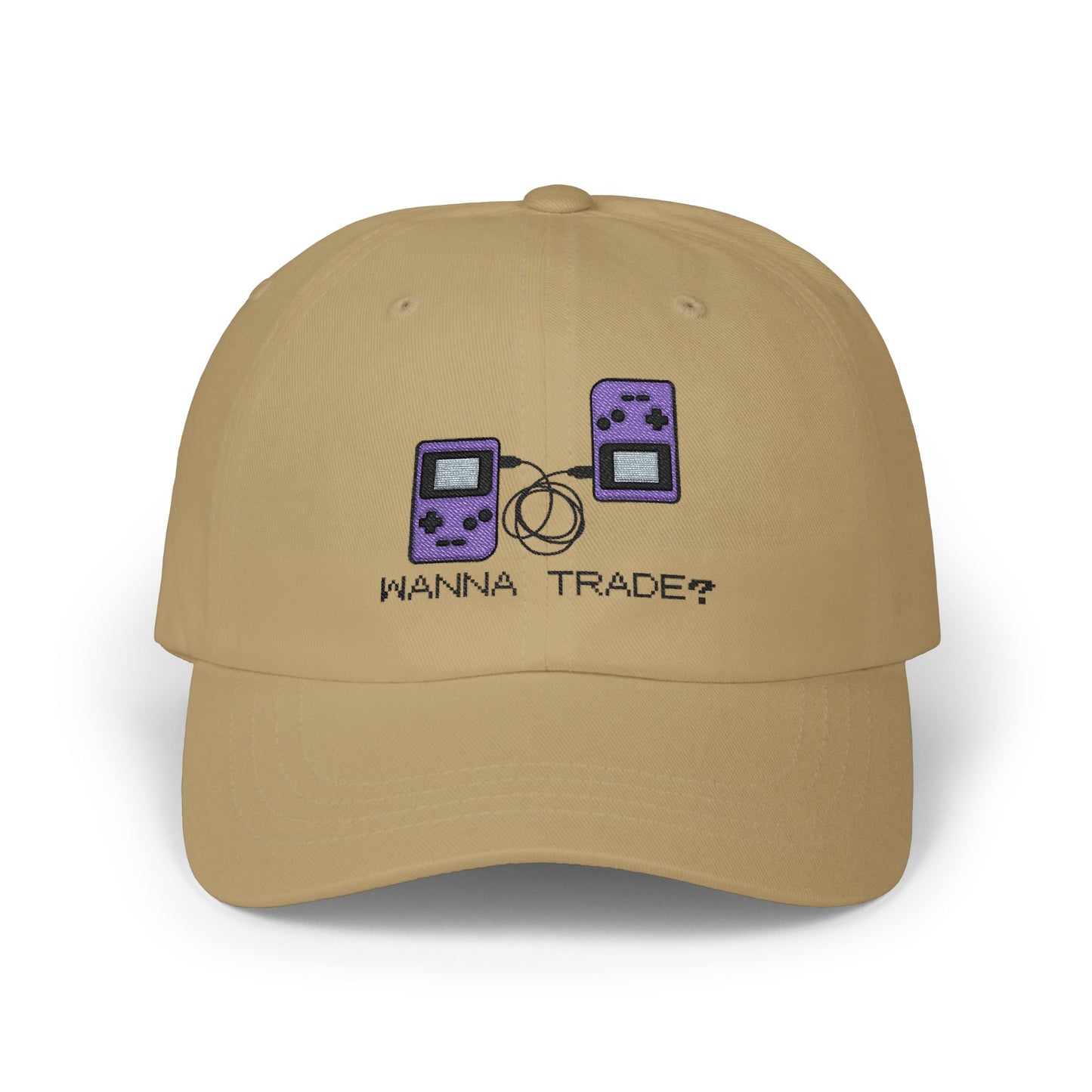 'Wanna Trade?' Purple GBC Embroidered Hat