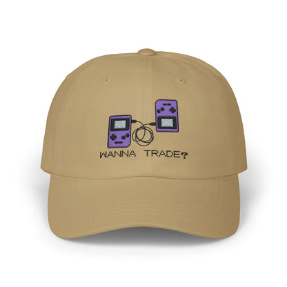 'Wanna Trade?' Purple GBC Embroidered Hat