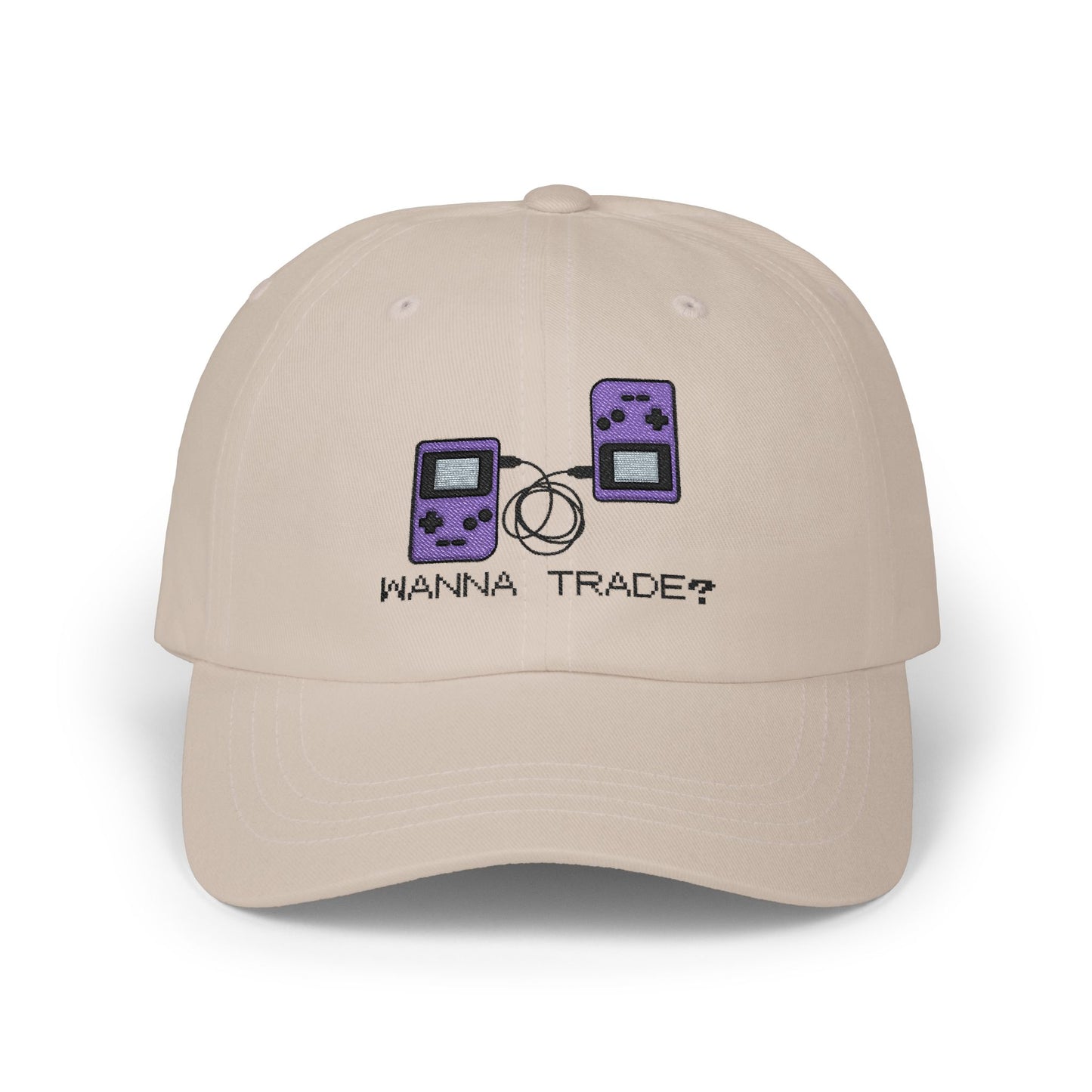 'Wanna Trade?' Purple GBC Embroidered Hat