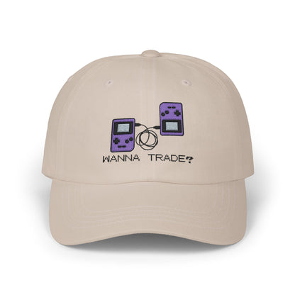 'Wanna Trade?' Purple GBC Embroidered Hat