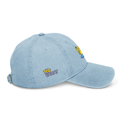 'Surf's Up!' Pika Denim Embroidered Hat