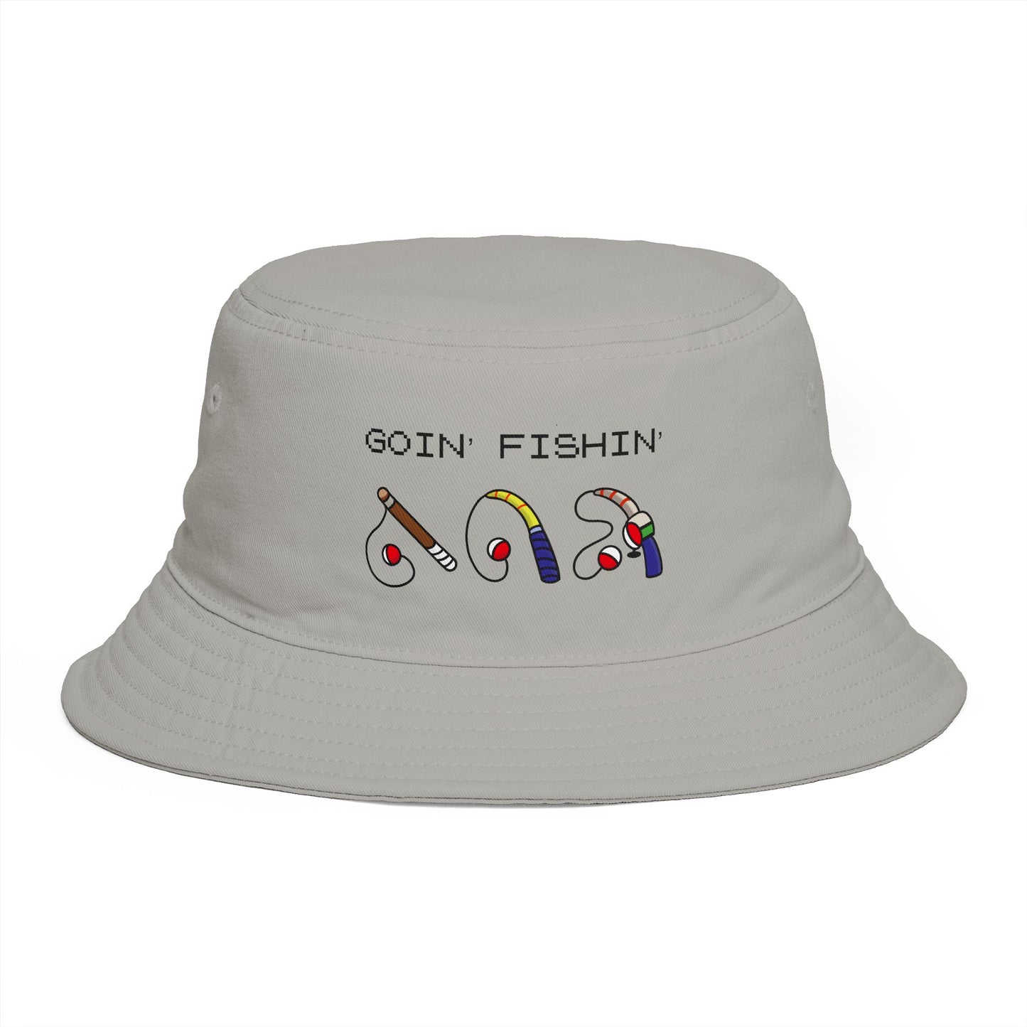 Goin' Fishin' Rods Bucket Hat