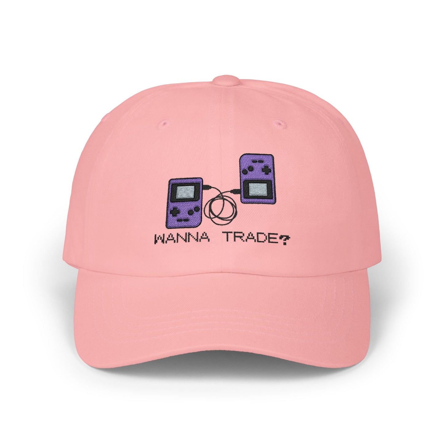 'Wanna Trade?' Purple GBC Embroidered Hat