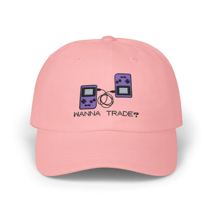 'Wanna Trade?' Purple GBC Embroidered Hat