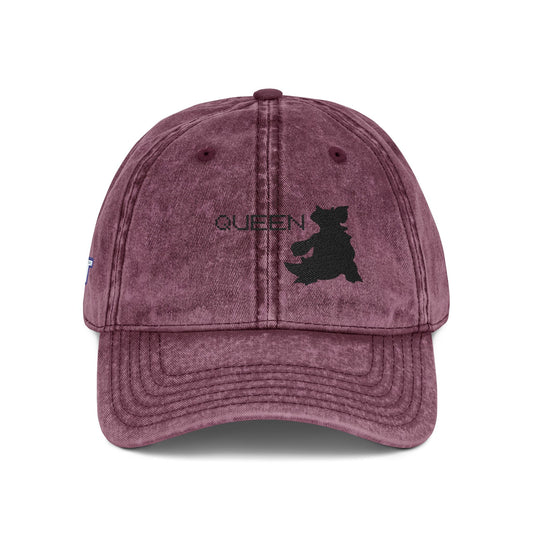 Queen Distressed Dad Hat