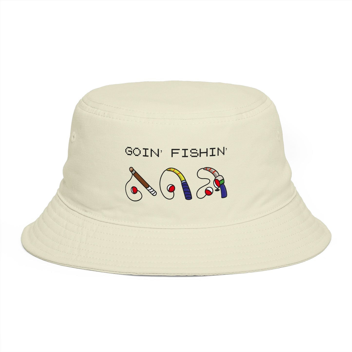 Goin' Fishin' Rods Bucket Hat