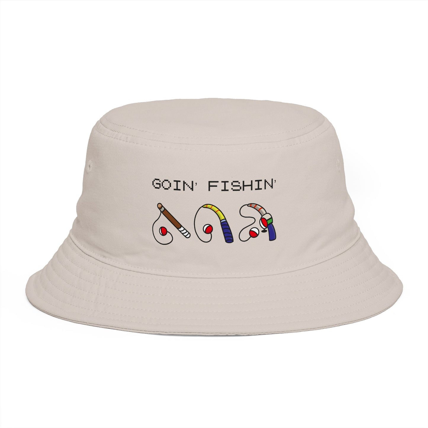 Goin' Fishin' Rods Bucket Hat