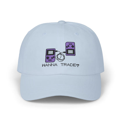 'Wanna Trade?' Purple GBC Embroidered Hat