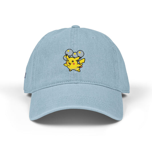 'Float On' Pika Denim Embroidered Hat