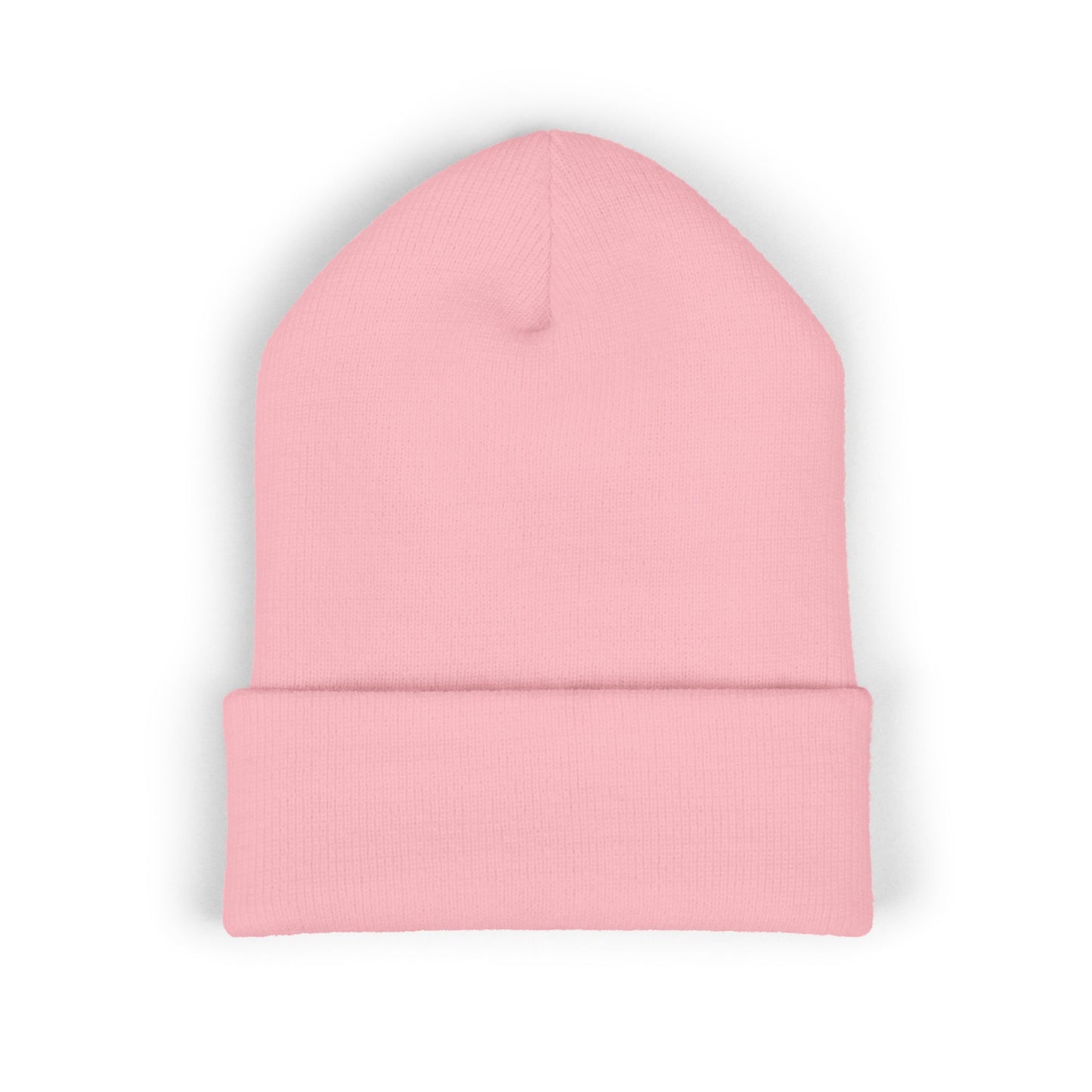 Black Star Embroidered Cuffed Beanie