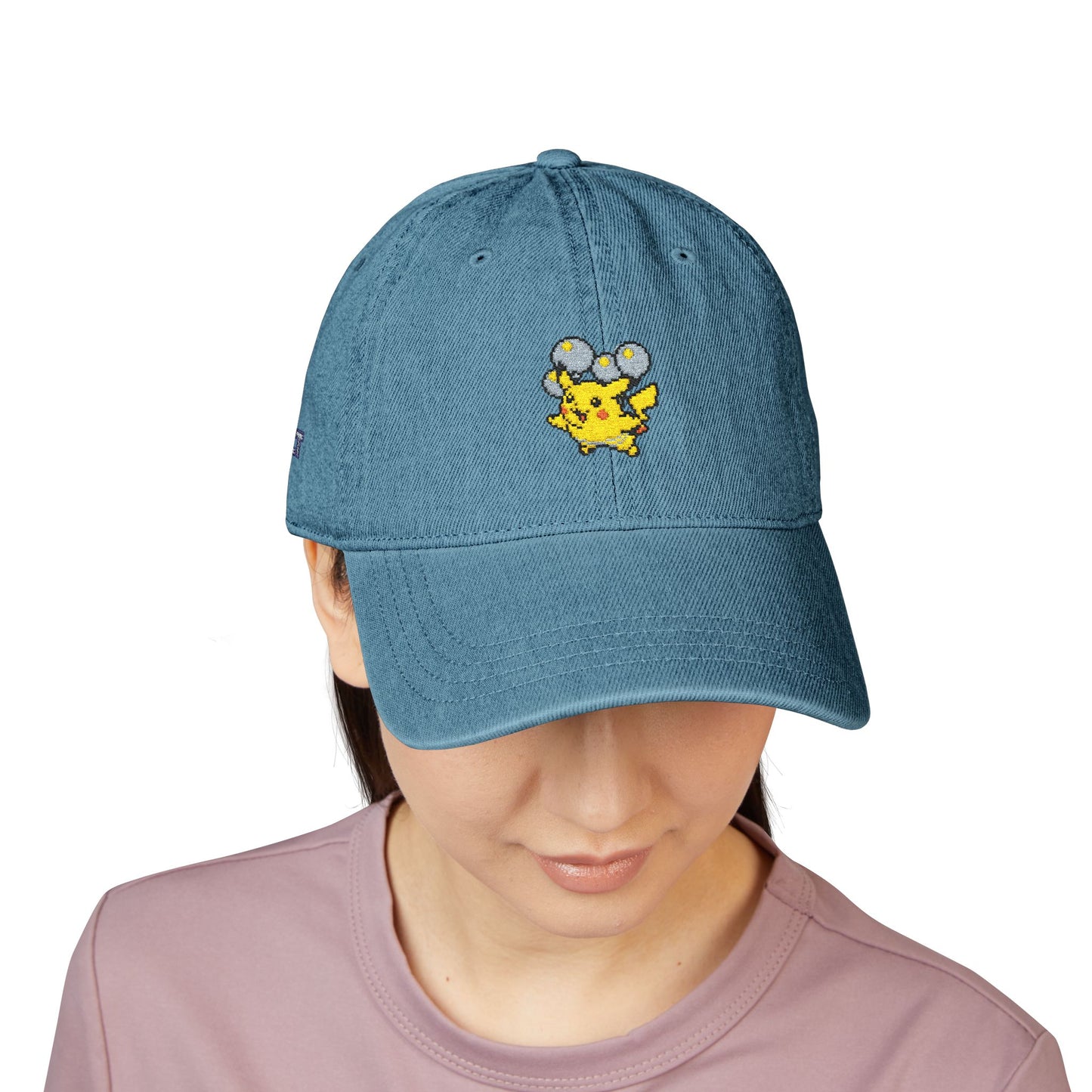 'Float On' Pika Denim Embroidered Hat