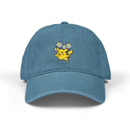 'Float On' Pika Denim Embroidered Hat