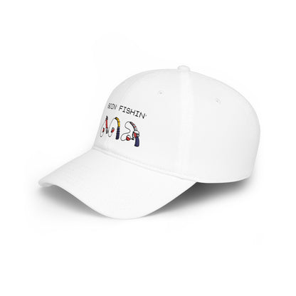 Goin' Fishin' Low Profile Baseball Cap