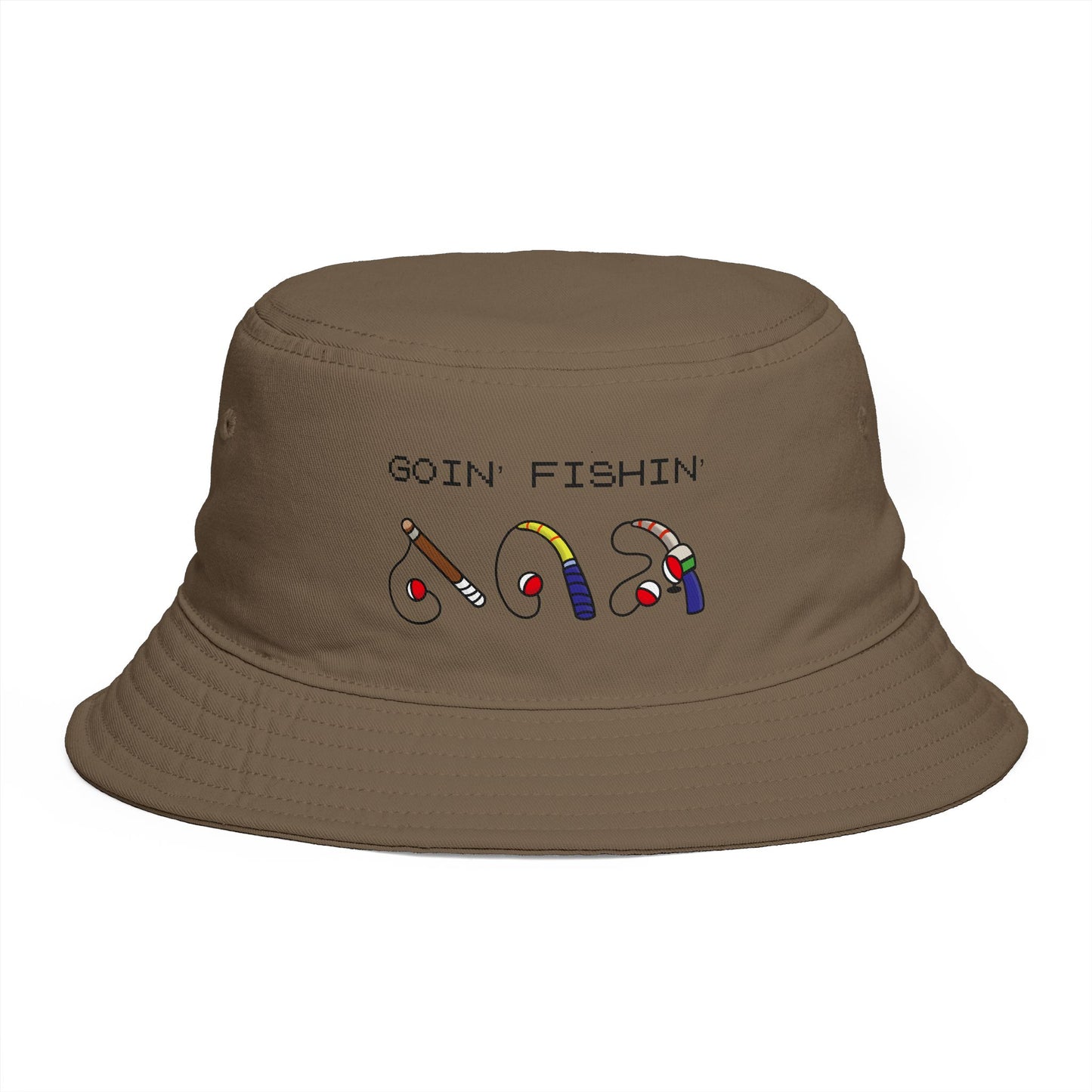 Goin' Fishin' Rods Bucket Hat