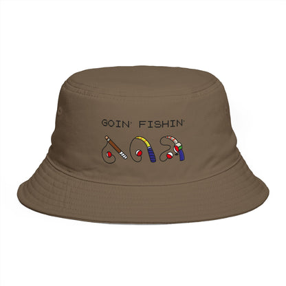 Goin' Fishin' Rods Bucket Hat