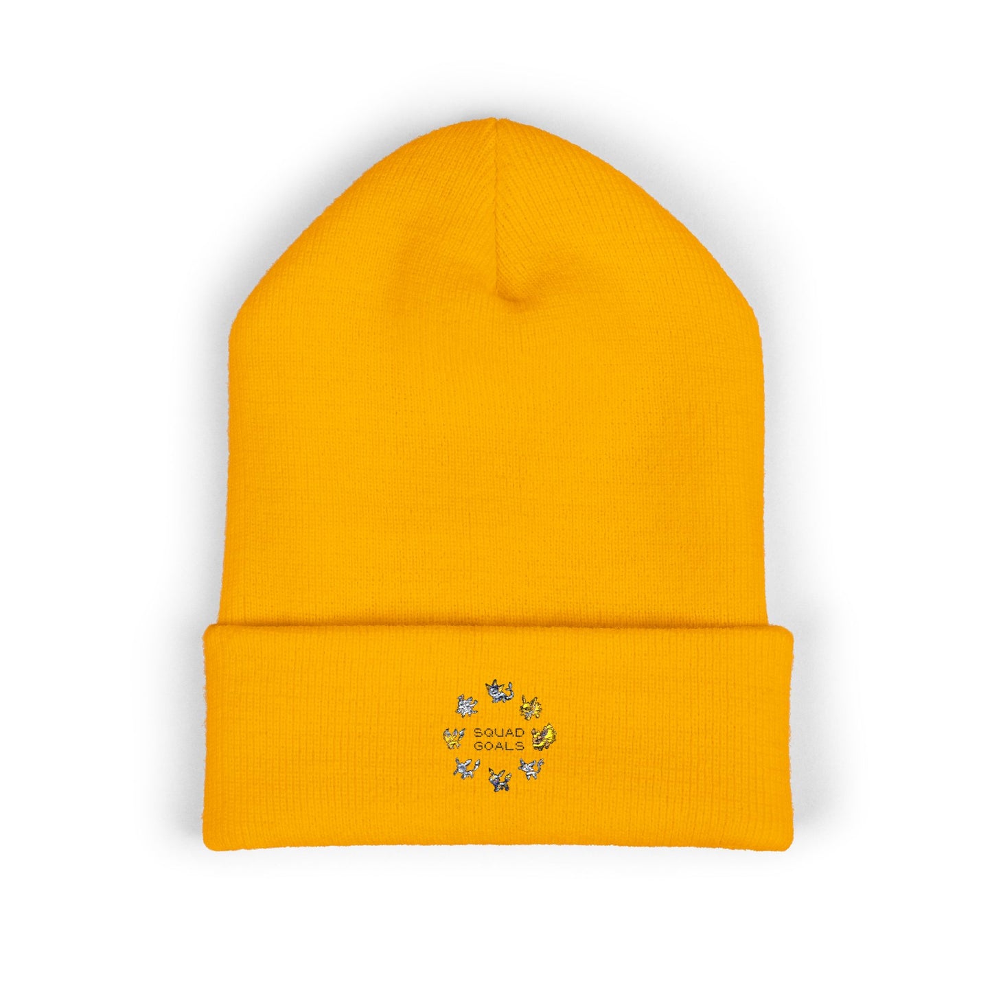 Squad Goals Evolutions Embroidered Cuffed Beanie