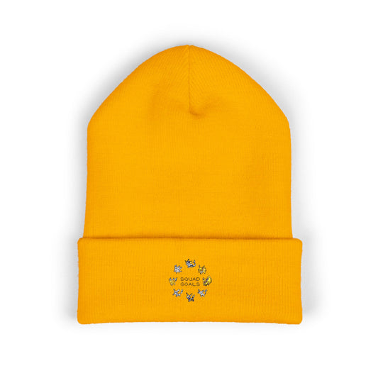 Squad Goals Evolutions Embroidered Cuffed Beanie