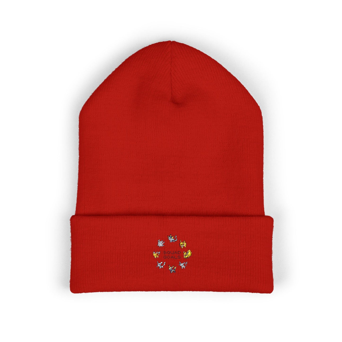 Squad Goals Evolutions Embroidered Cuffed Beanie