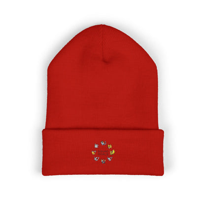 Squad Goals Evolutions Embroidered Cuffed Beanie