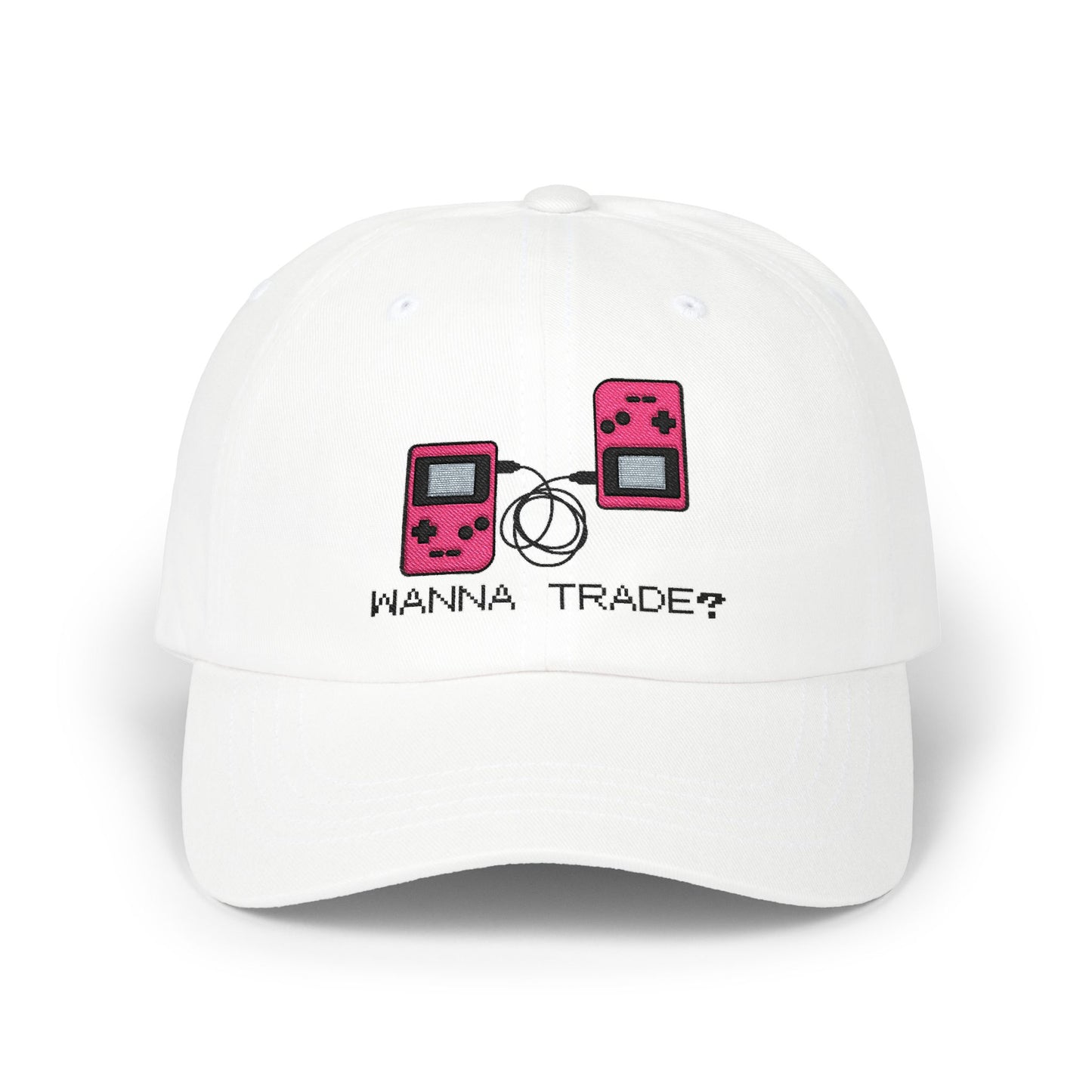 'Wanna Trade?' Pink GBC Embroidered Hat