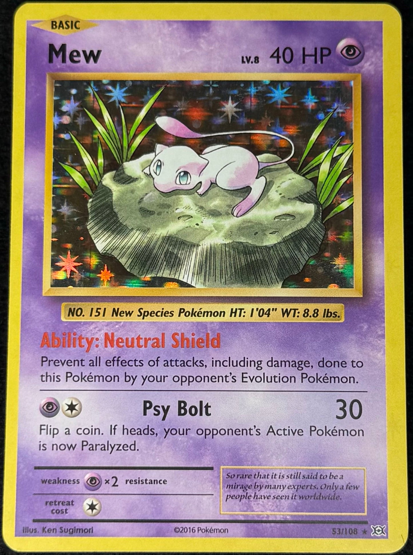 Mew (CoroCoro) holo #53