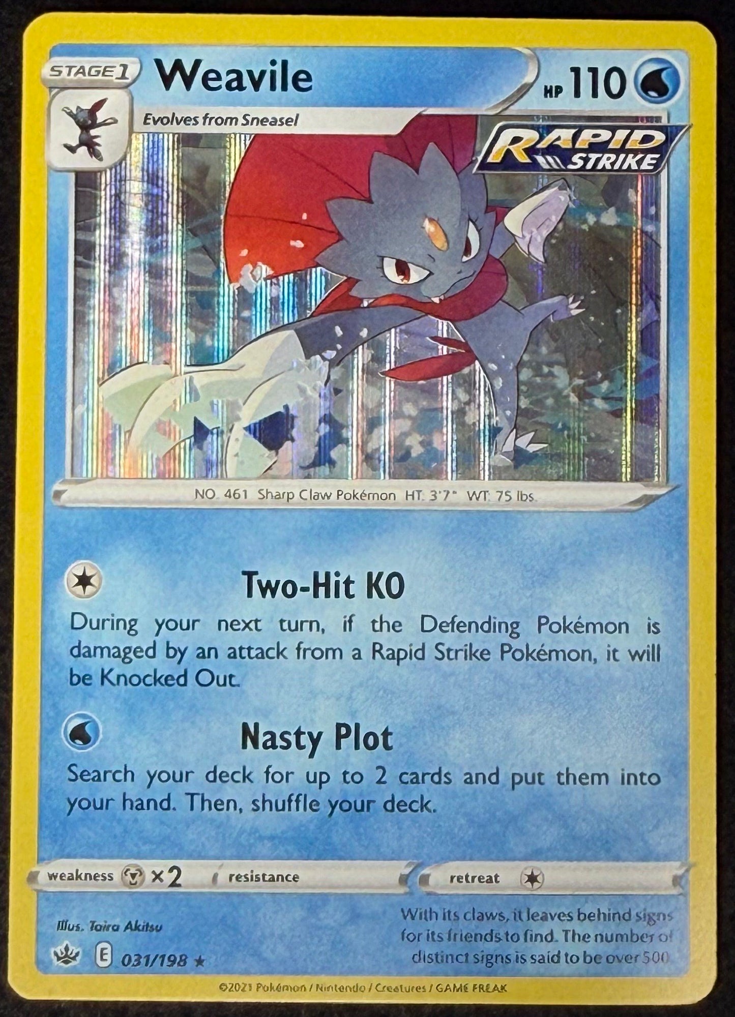 Weavile Holo #31