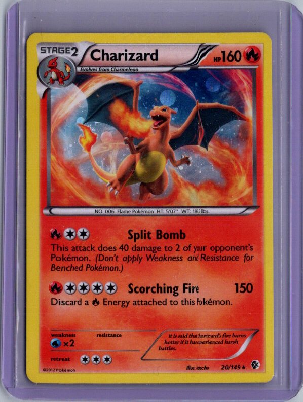 Charizard - 20/149 (Cosmos Holo) Holo Promo Blister Exclusives BLE 020/149 NM
