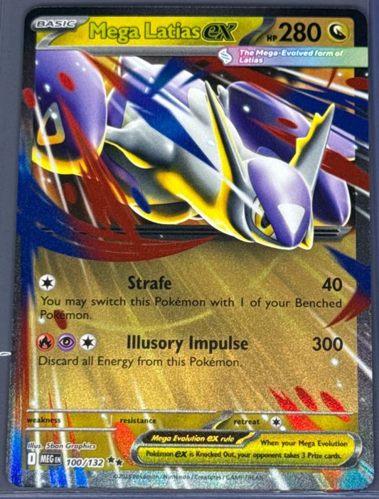 2025 Mega Latias ex 100/132 Me01: Mega Evolution Holo English